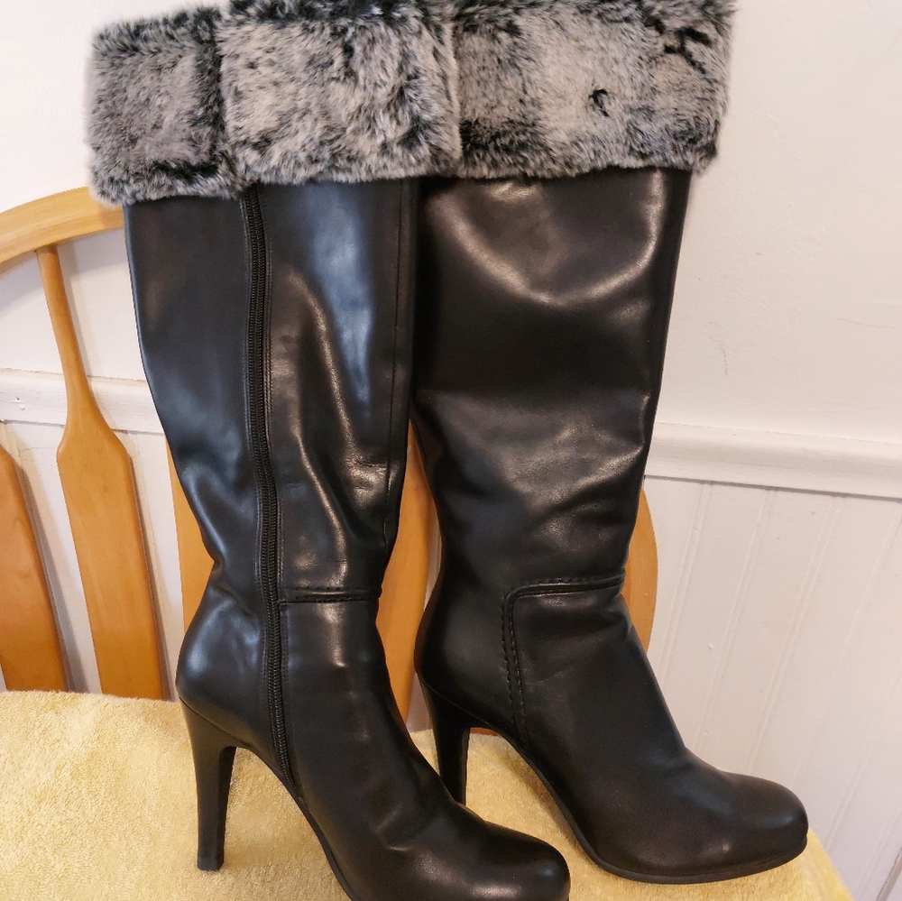 Staccato High Leather Boots Size 7